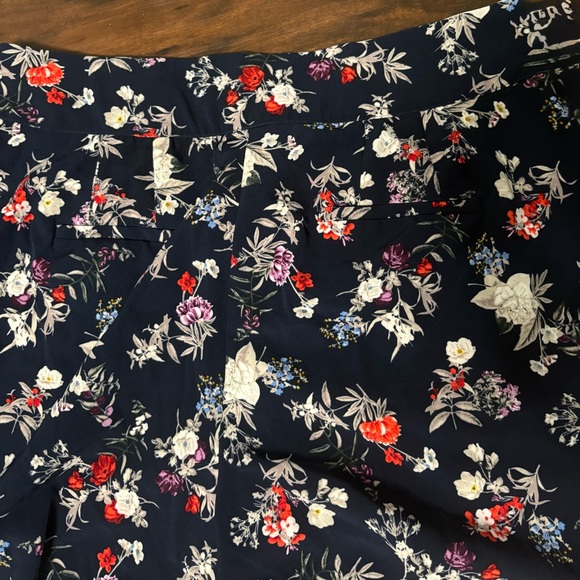 Lane Bryant Pants- Navy Floral - Picture 8 of 10